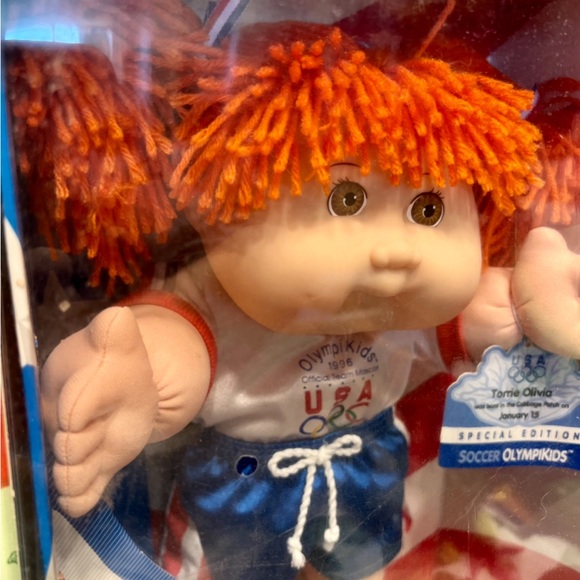 Cabbage Patch Doll Kid Special Edition 1996 Olympic ( winners )Red hair NWT - Picture 7 of 15